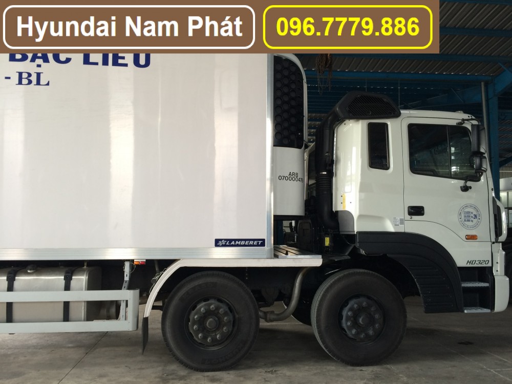 Xe Tải Hyundai Đông Lạnh 4 Chân HD320 Nhập Khẩu